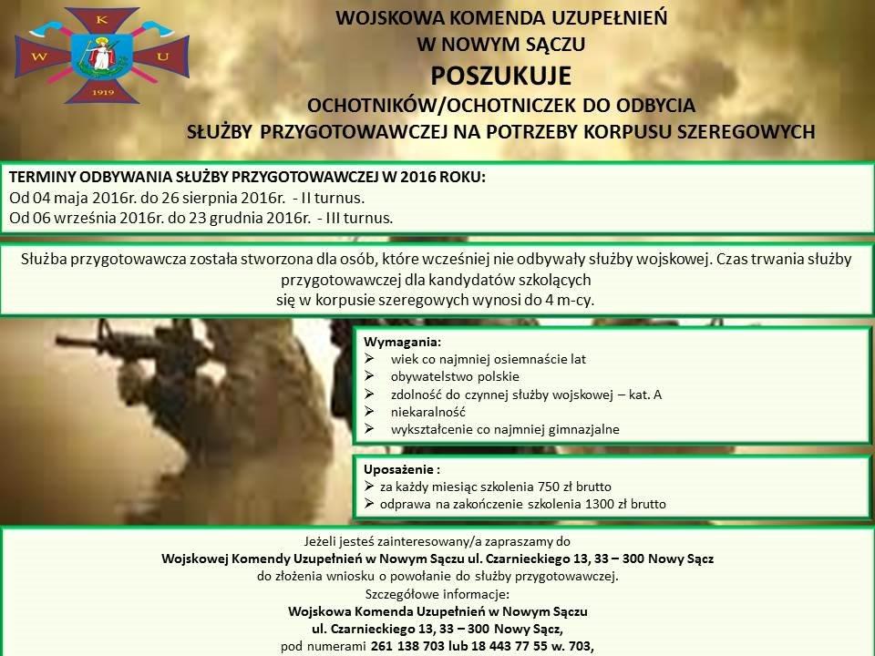 sł. przygotowawcza - plakat ogłoszeniowy