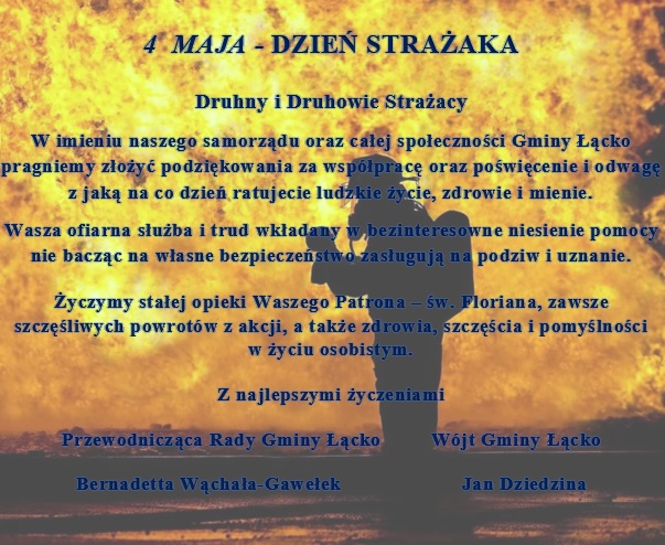 yczenia z okazji Dnia Strażaka 2021