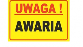  UWAGA! Awaria wody na...