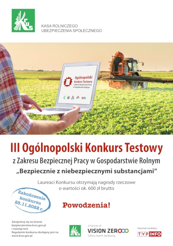 Plakat informacyjny konkursu Plakat s