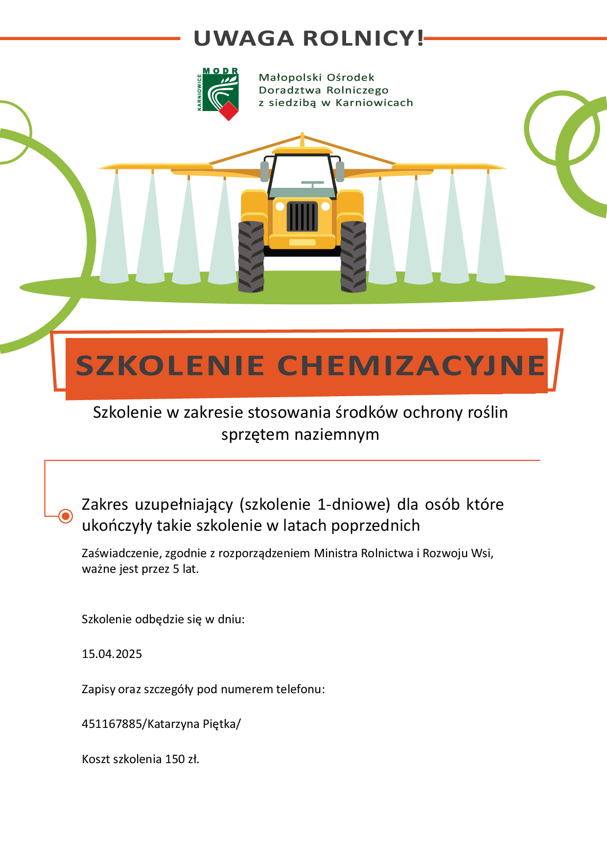szkolenie chemizacyjne