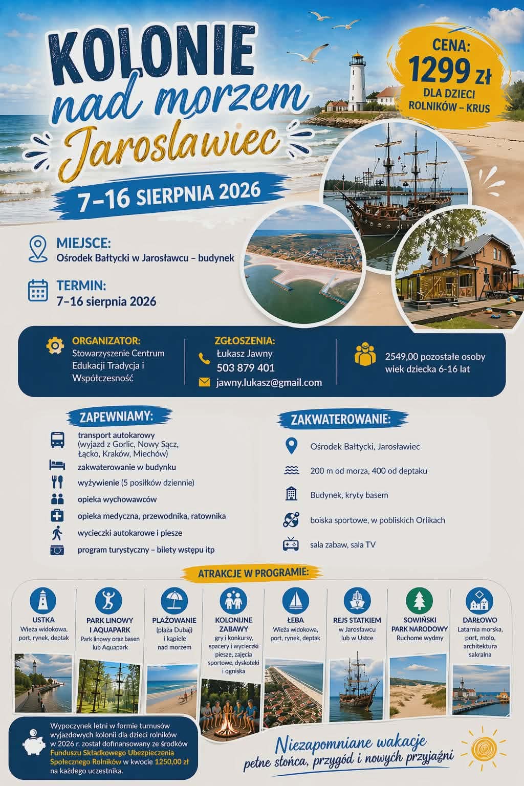 oferta KoloniiJarosławiecGminy