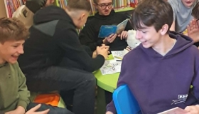  Siódmoklasiści w Filii...